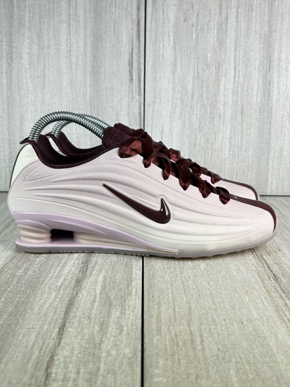 NEW Nike Shox Z SE Partical Rose Pink Burgundy Athletic Sneaker Women’s Size 7 - Picture 4 of 12